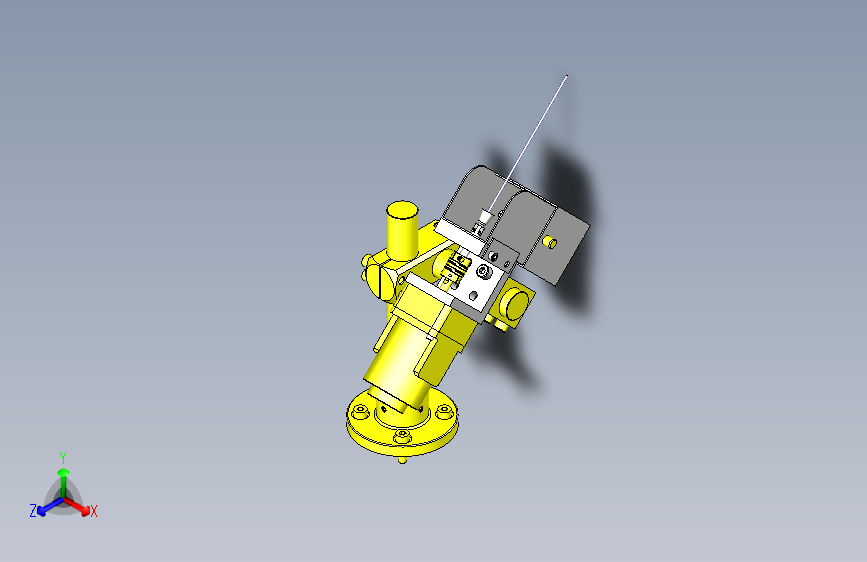 一款焊条前端清扫组件3D模型