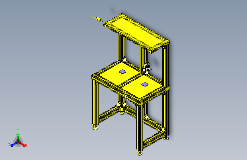 一款检查台3D图纸