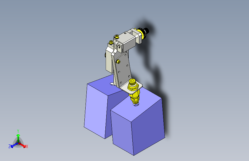一款角度调节机构3D模型