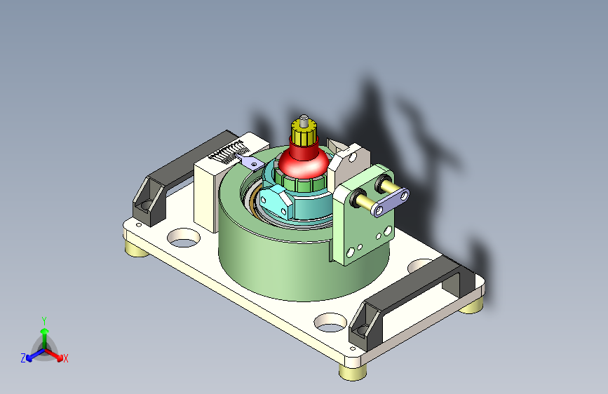 一款角度检测治具3D模型