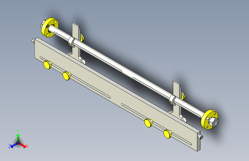 一款可变式自重止回组件3D模型