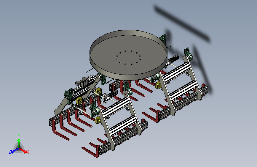 一款煤袋的双抓手设计