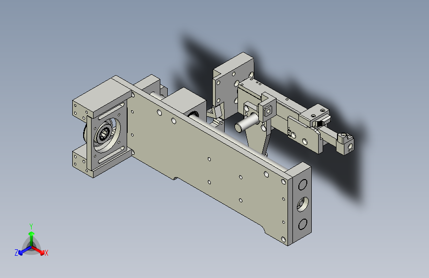 一款切断装置3D