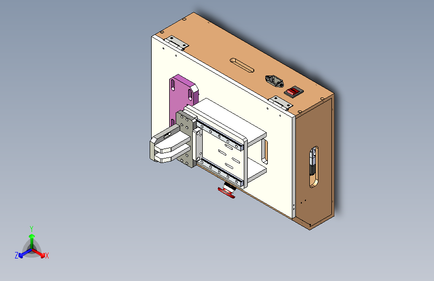 一款热熔治具3D模型