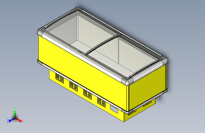 600D冷柜、冰柜、岛柜方案