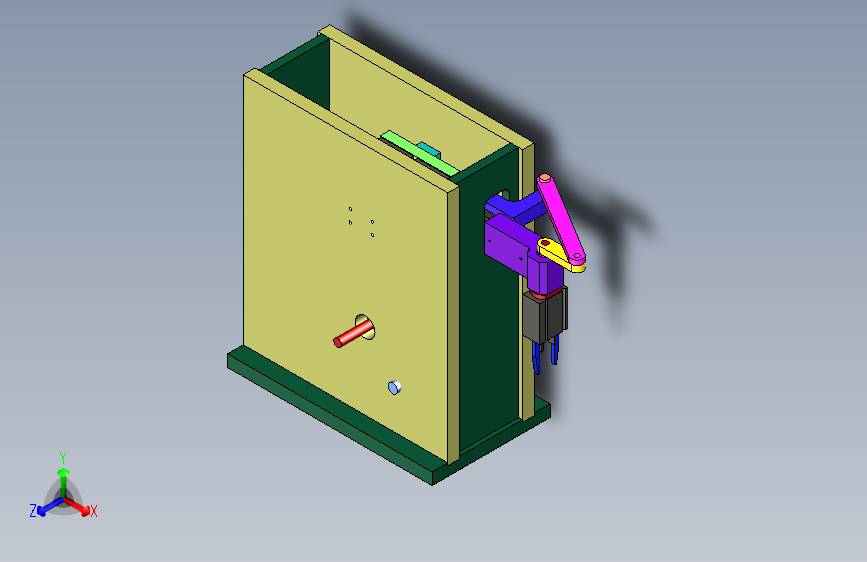 N型轨迹机械手 可转向的凸轮机械手