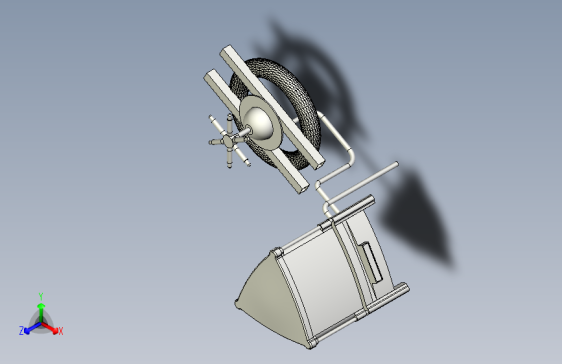 池塘自动喂养产品设计及三维模型