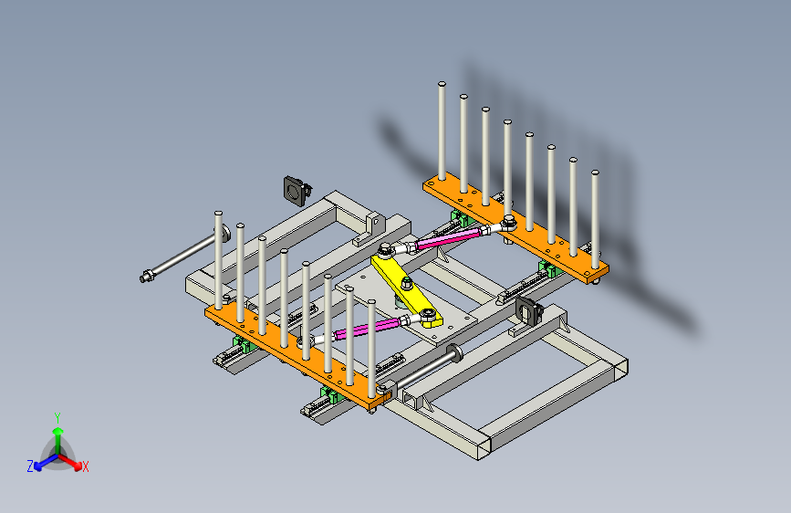 对中机构设计模型