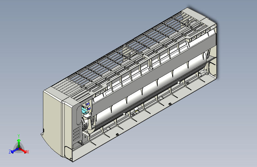 挂机空调内部结构