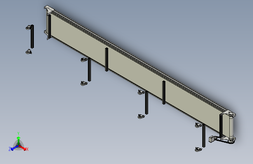 输送带机架装配体