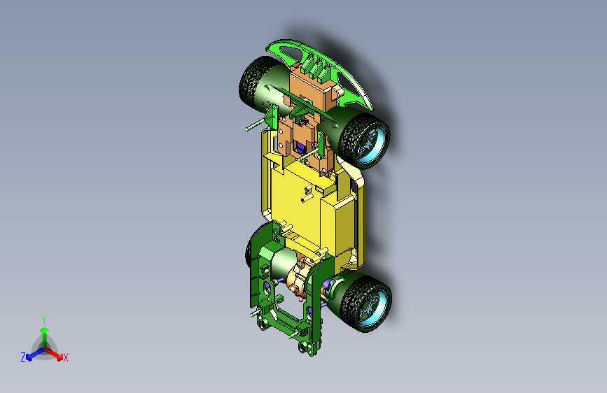 田宫tamiya玩具车结构设计