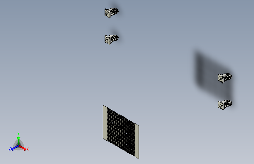 移动梯子平台inventor模型