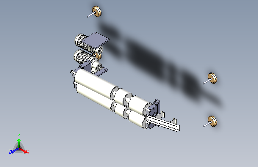 轴类零件自动旋转进给装置