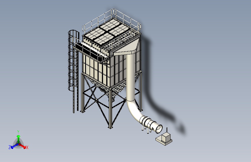250CMM大型工业集尘器