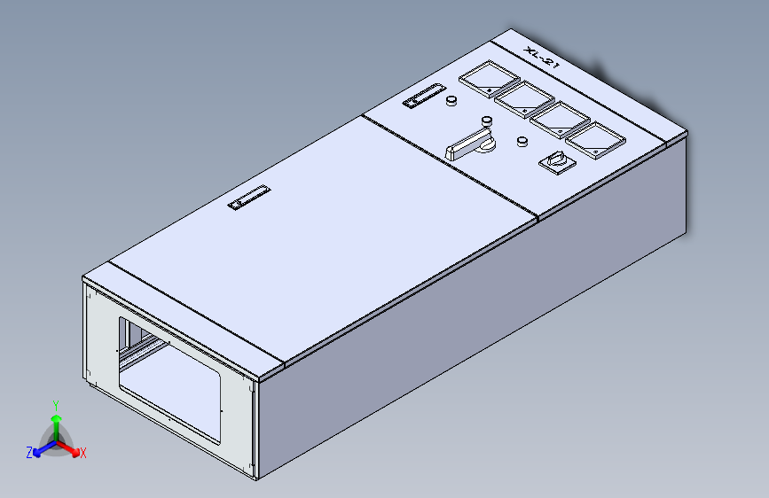 1700x700x370配电箱（认证）3D模型