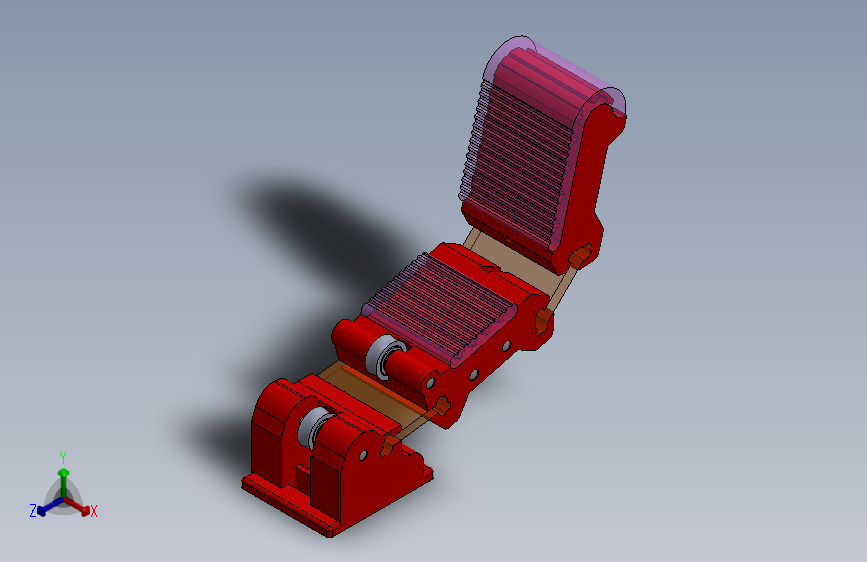 F3仿生手指结构模型 sw21
