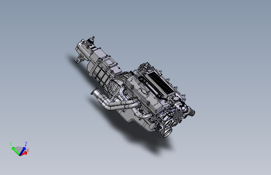 GM 350-V8雪佛兰小型八缸发动机  STP格式