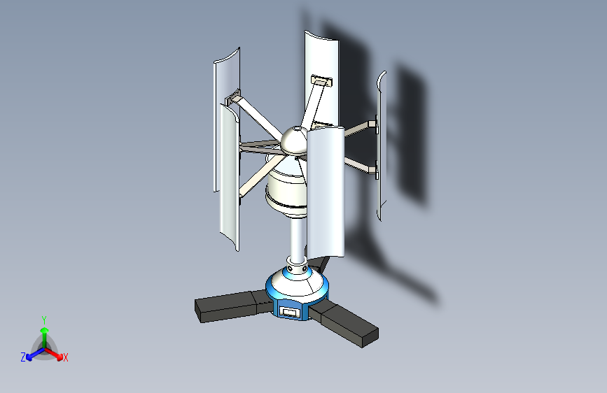 垂直式风力发电机