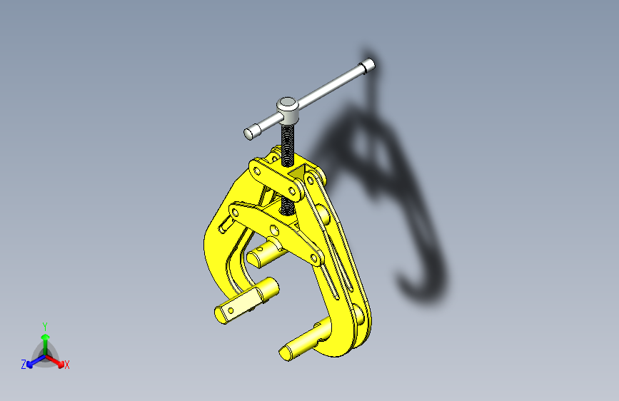 管道焊接夹具三维模型