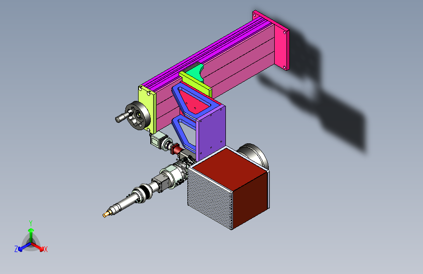 激光振镜升降机构