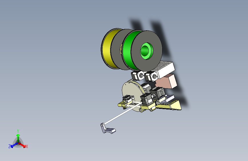 极坐标双色3D打印机