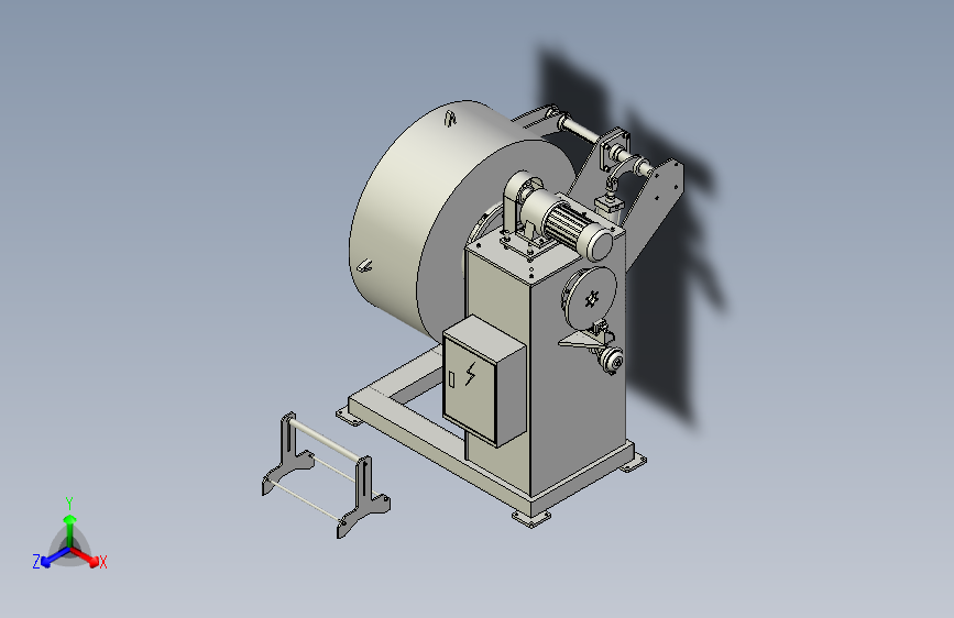 卷料放料架设备