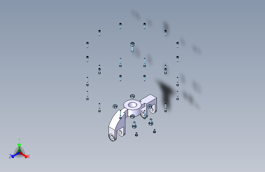 轮毂电机电动轮和浮钳盘式制动器三维模型