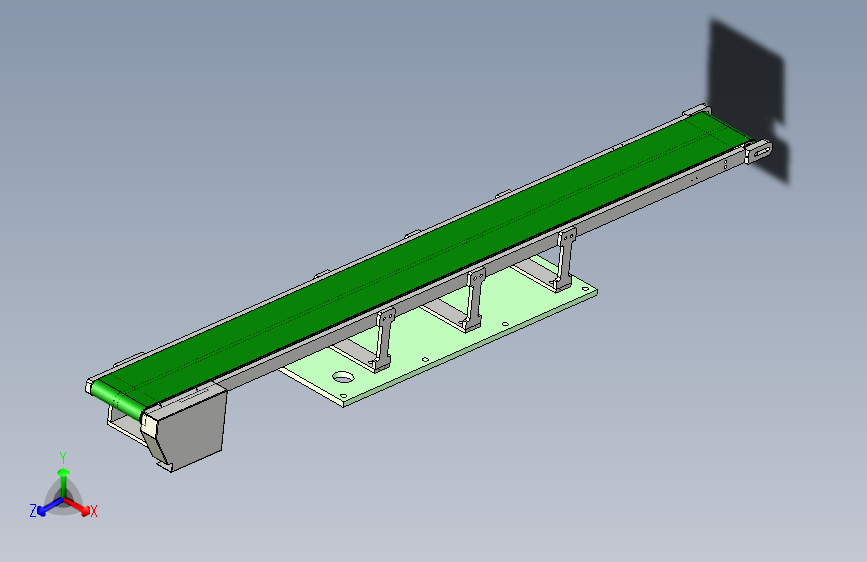 皮带传动 防跑偏