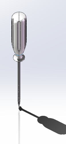 工具螺丝刀模型