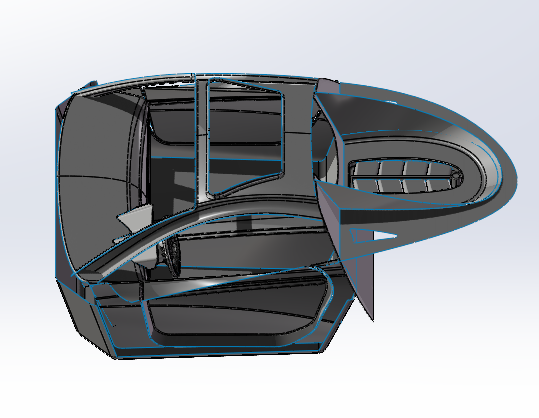 甲壳虫内室模型