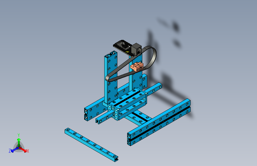 小型履带坦克机器人3D图纸