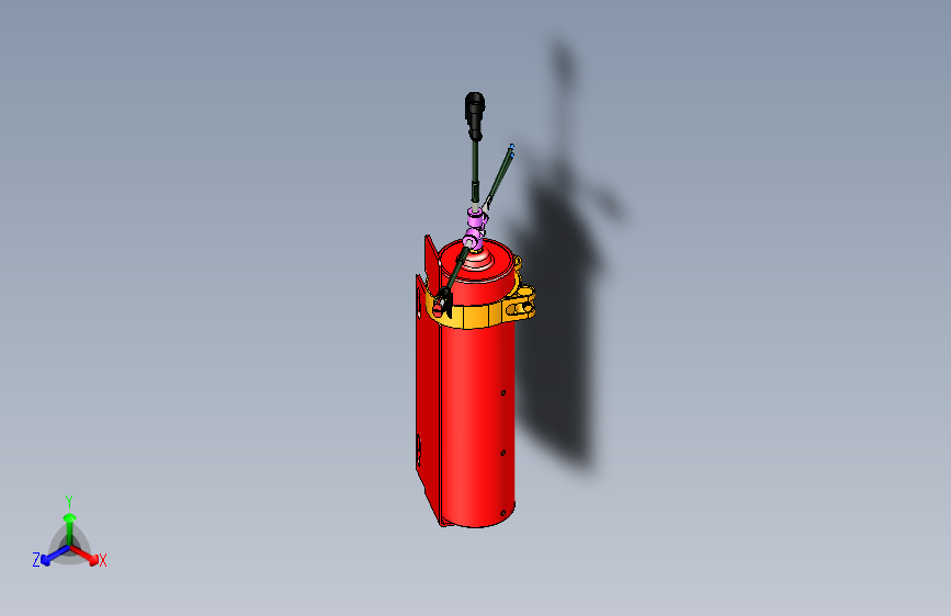 悬挂式超细干粉灭火器