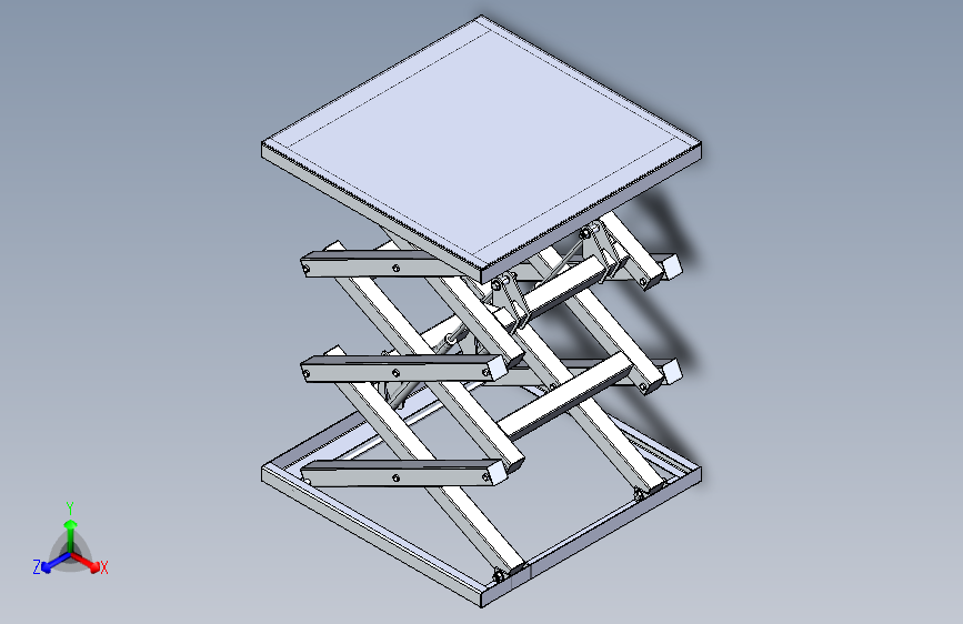 A0005250-3-剪刀式升降平台组装 1 吨