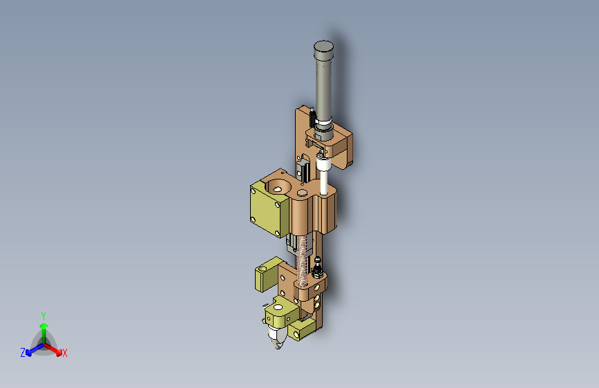 打螺丝批头机构