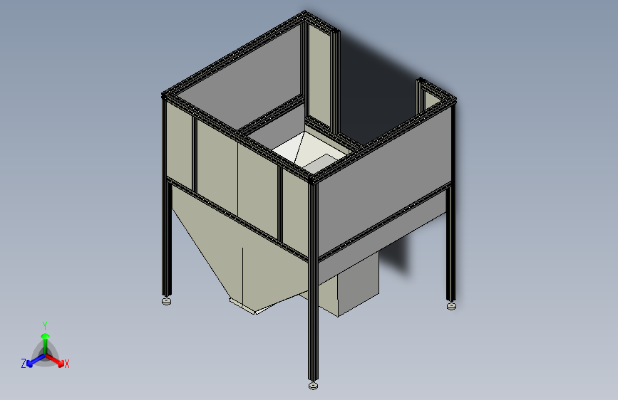 挡屑机架漏斗护罩