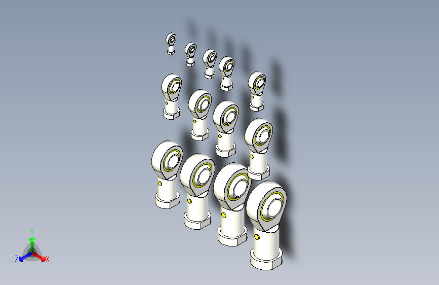 内螺纹镶垫杆端关节轴承
