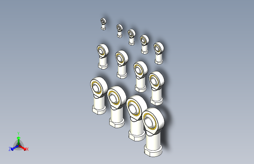 内螺纹自润滑杆端关节轴承