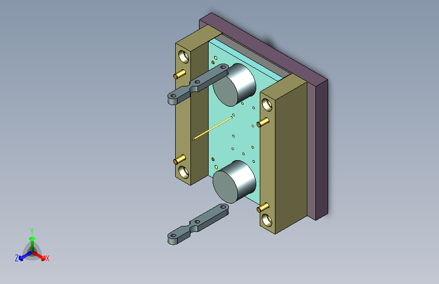 手机盖注塑模具
