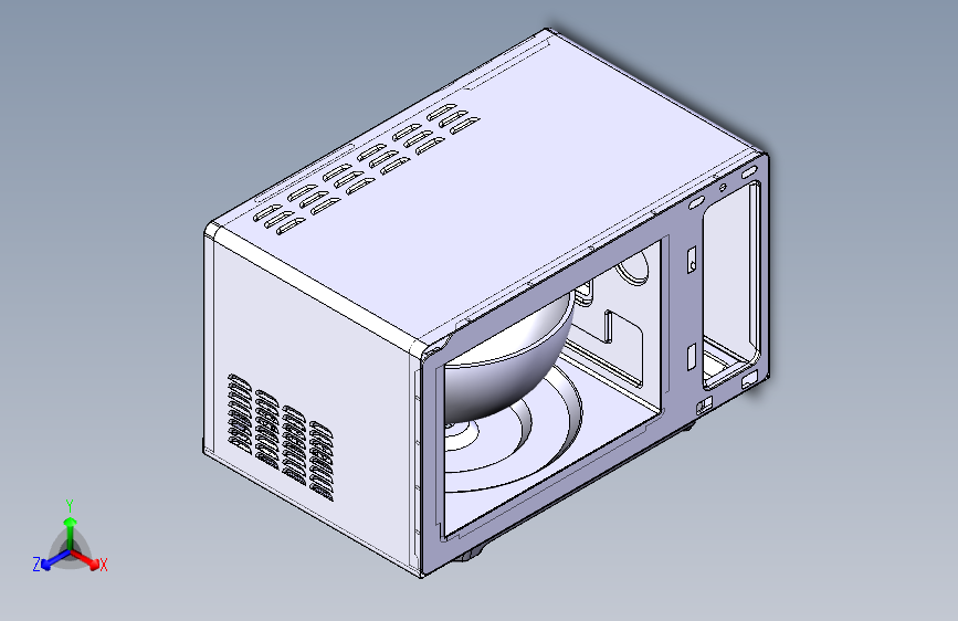 微波炉钣金设计