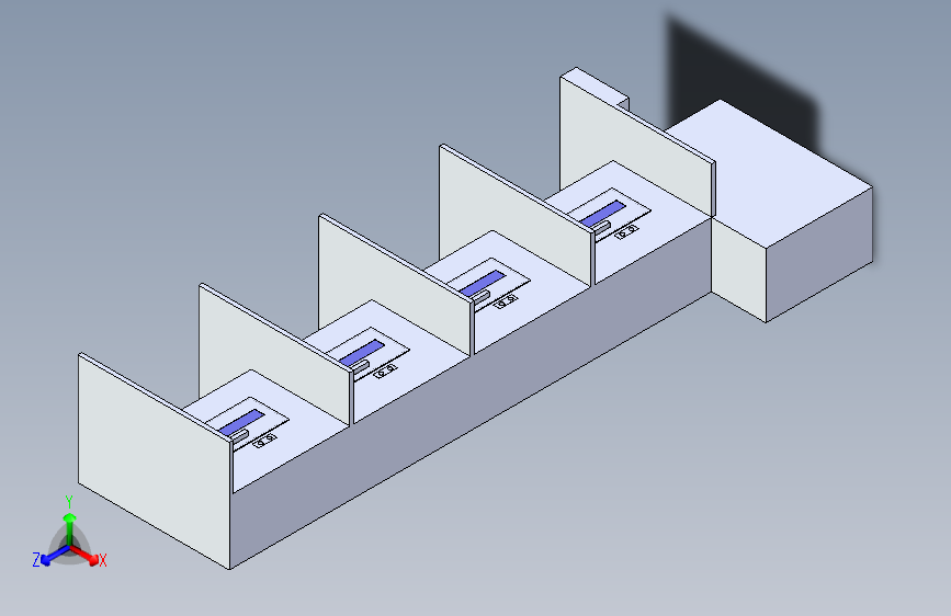 厢式电梯三维模型
