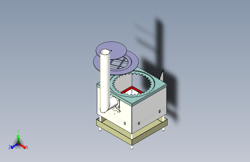 折叠式野炊柴火炉