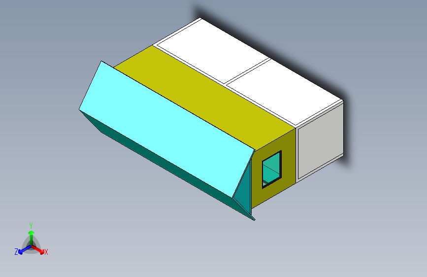 拌合站操作室模型图