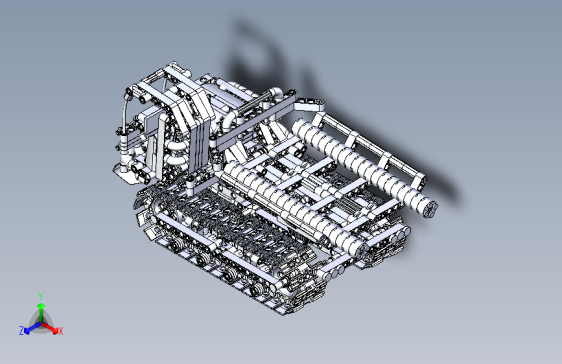 乐高玩具的装甲车设计模型