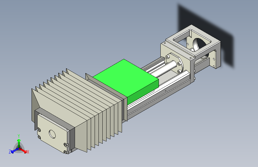 模组带可伸缩风琴罩