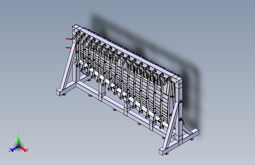 飞机机翼装配型架