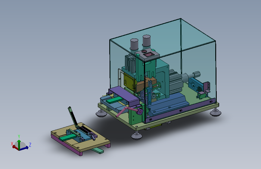 01 AD123 立式剥皮机装配体