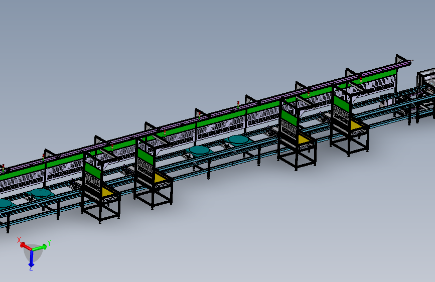 车位锁倍速链组装流水线