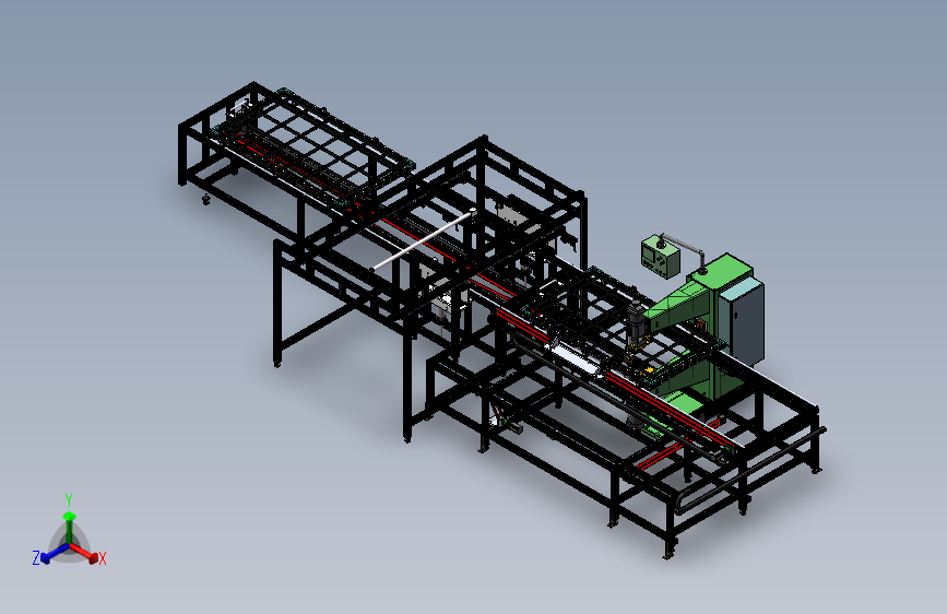 移动排焊自动卸料专机