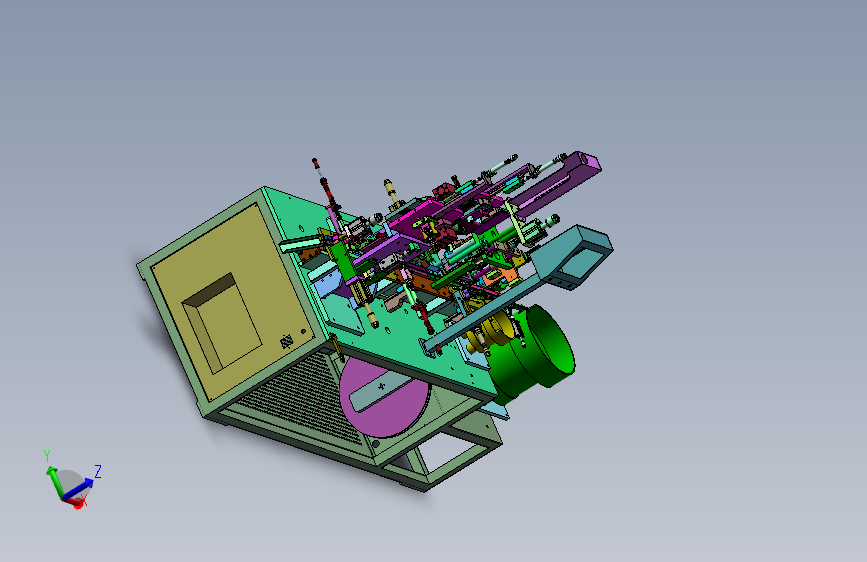 自动胶盖插刷机