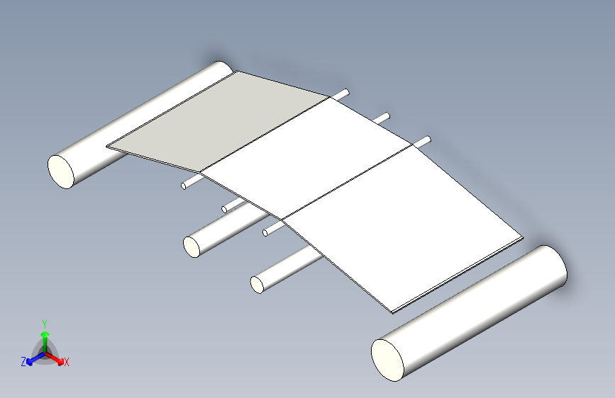 基于SolidWorks的双放卷+双收卷 动画模拟